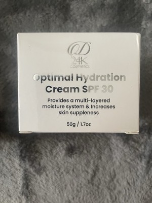 D24K Optimal Hydration Cream with SPF 30, SEALED 
