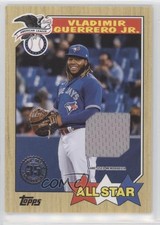 2022 Series 2 1987 Topps Baseball All-Star Relics Vladimir Guerrero Jr 4r3