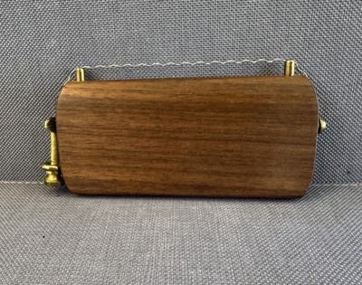 Vintage Kentucky Spring 020 Mahogany Wood Wire Cheese Slicer Brass Tensioner EUC