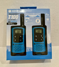 Motorola Solutions Talkabout T100 2-Pack 22-Ch UHF FRS/GMRS 16mi Blue/Black