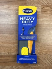 Dr. Scholl's Heavy Duty Support Insoles Men 200 lbs Wide Tall Sizes 8-14 NEW