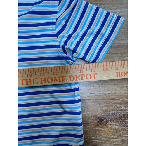 Peter Millar Summer Comfort Striped Polo Shirt Kids XS (5-6) - Picture 5 of 6