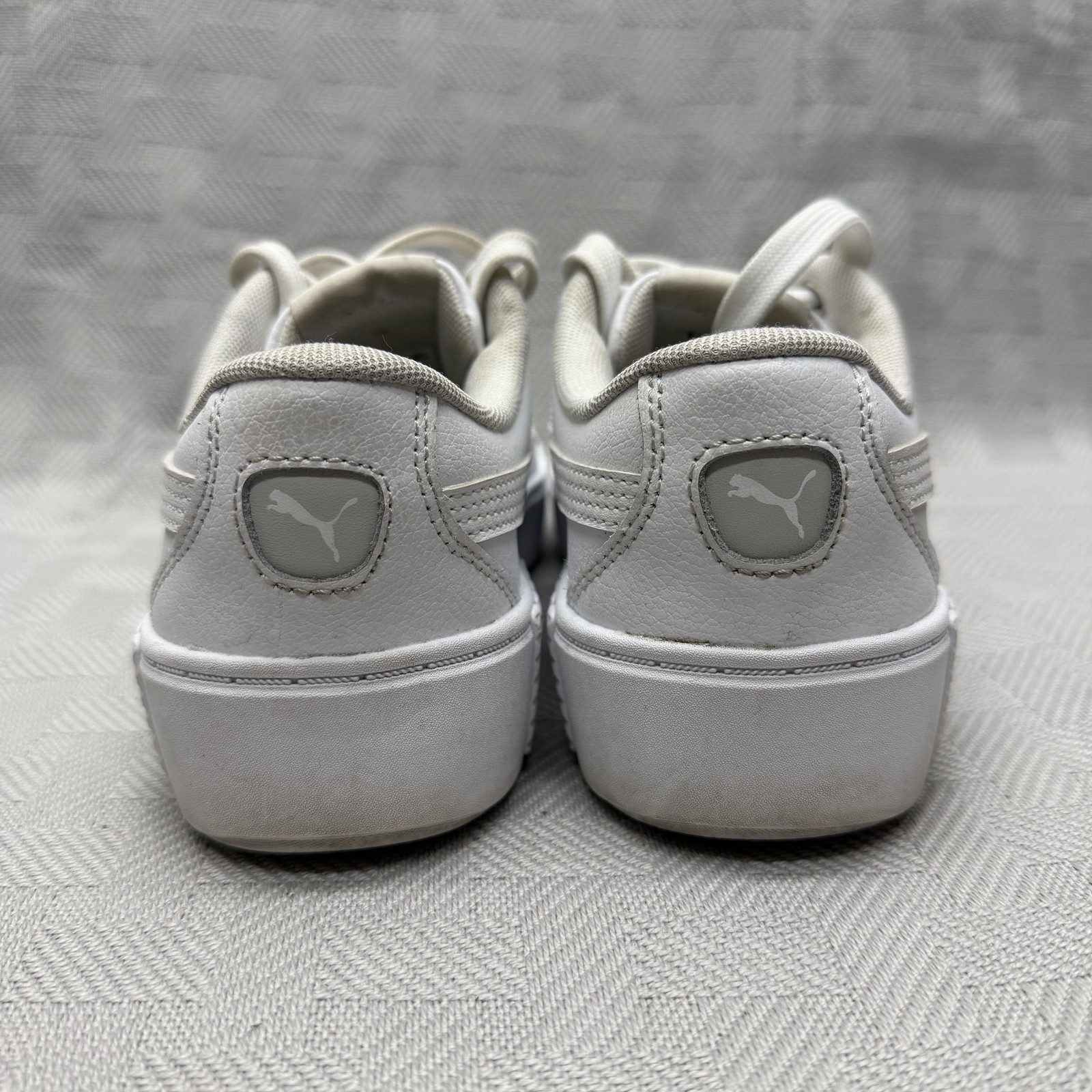 Puma Shoes Womens Size 7 White SoftFoam+ Low Top Platform Sneakers 394006-01 thumbnail 3