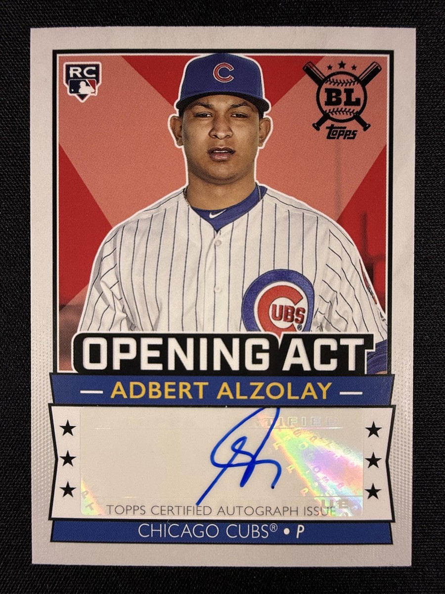 【1/1】 2020 Topps ティノ・マルチネス サインカード 2020 Topps Big League #OAA-AA Adbert Alzolay Opening Act Rookie