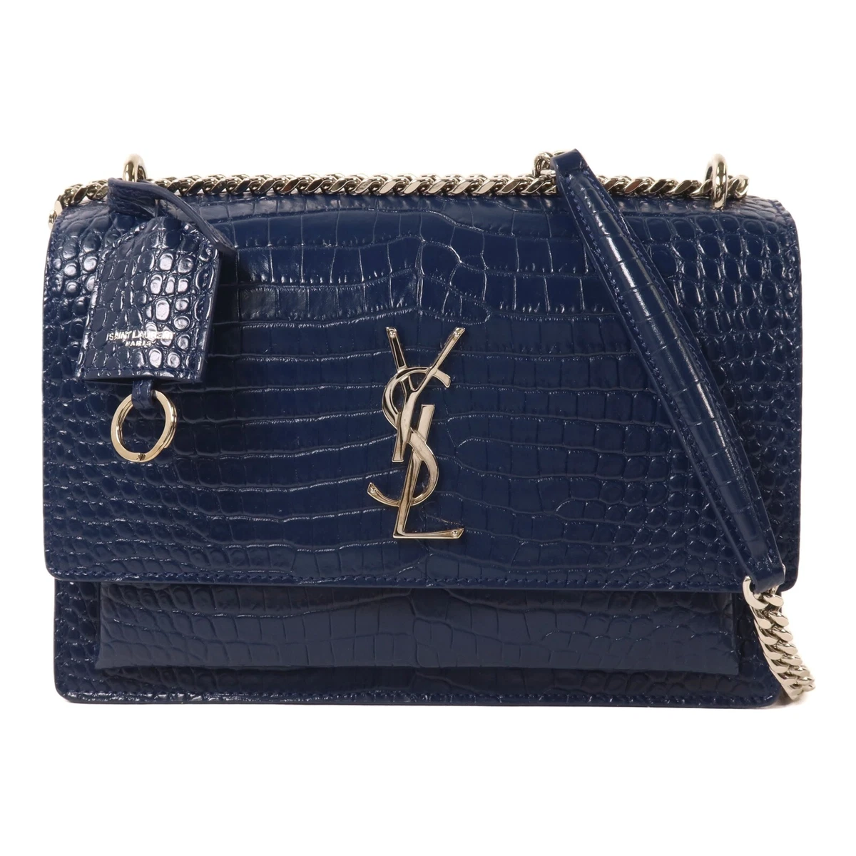 Saint Laurent Shoulder Bag Blue Bags & Handbags for Women for sale