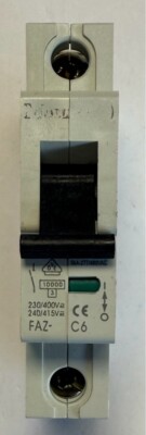 Klöckner Moeller Leitungsschutzschalter / ~230/400V / FAZ- C6