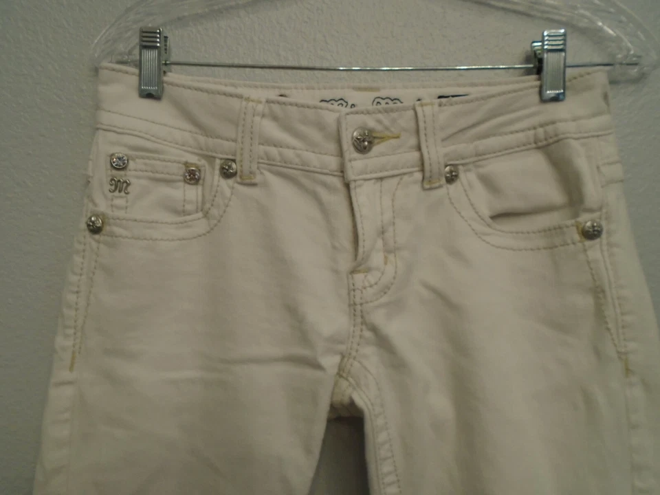 Pantalones Vaqueros Adolescentes Mujeres Lote de 3 Negro Blanco Talla 27 y 5 Desgastados Recortados Foto 3 de 4