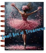Pink Ballerina Cover Set for use with Classic Happy Planner-