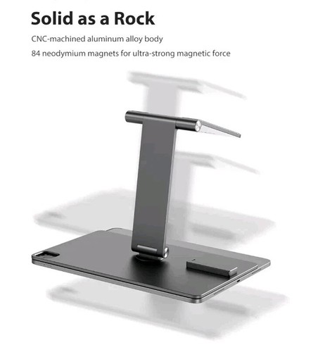 Kuxiu Magnetic Charging Stand For iPad Pro 12.9 Inch 3rd-6th Gen & Air 13 - Photo 4/4