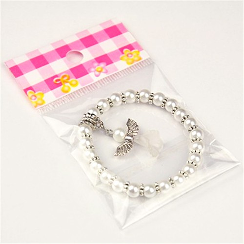30 Stck. Gemischt Niedlicher Engel Kinder Armbänder Karneval Stretch Armband Glas Perle 45 mm - Bild 4 von 4