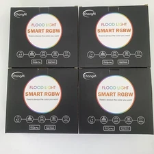 ChangM 15WLYAPPQH Outdoor Living Lighting Smart RGBW LED Flood Light Set Of 4