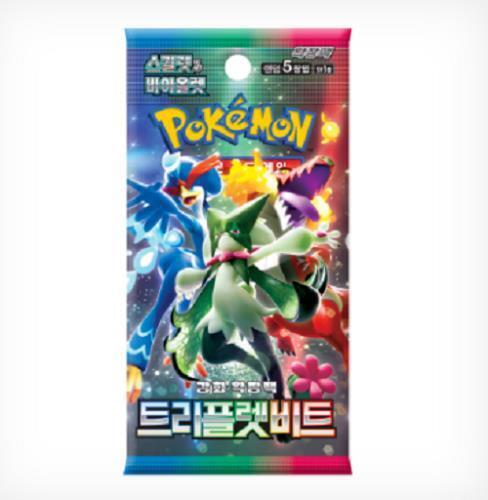 Pokemon Card Scarlet&Violet Triplet Beat Booster Box sv1a Korean Ver - Picture 2 of 4