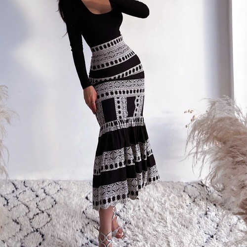 zara embroidered midi skirt