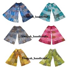 Wholesale 10 PC Rayon Patchwork Wide Leg Hippie Boho Gypsy Palazzo Pants Trouser