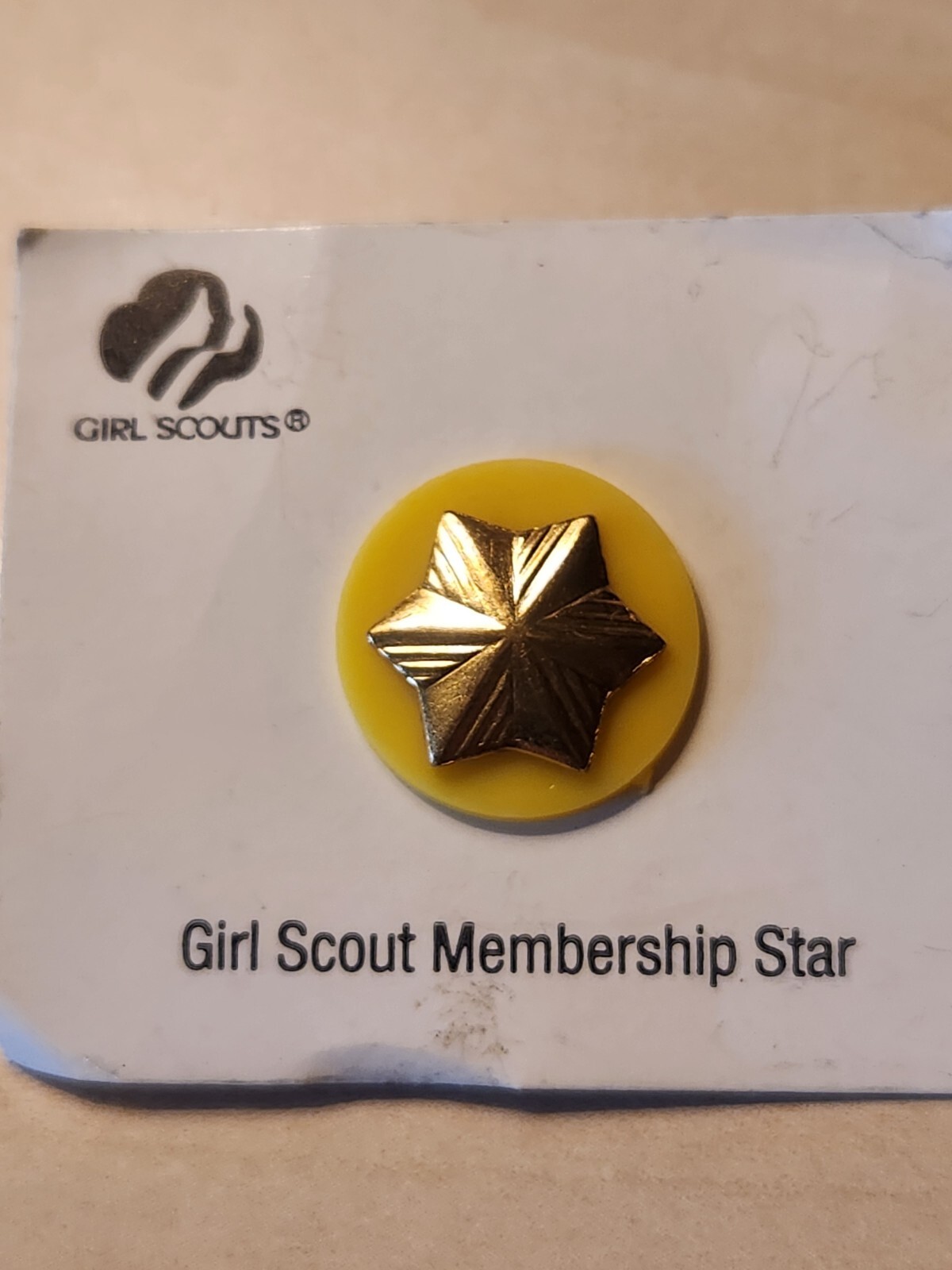 WC gsa girl scout membership star pin 50025 eBay