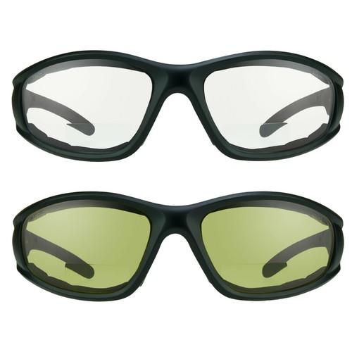 Lector de seguridad bifocal para motocicleta gafas de sol grandes acolchadas de espuma para hombre Z87+ ajuste ancho - Imagen 33 de 66