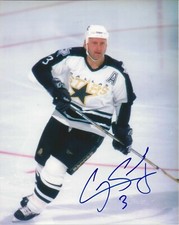 Craig Ludwig Autographed 8x10 Dallas Stars  Free Shipping  #12