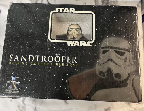 Buste de collection de luxe Gentle Giant Star Wars Sandtrooper Sandtrooper - Lire la description - Photo 1/16