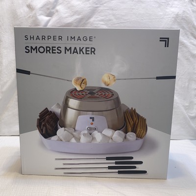 Sharper Image Electric Tabletop S'mores Maker for Indoors, 4 Skewers NEW Sealed