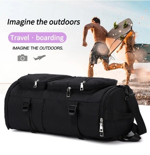 Large Capacity Shoulder Travel Backpack Sports Luggage Zipper Multifunction Bag - Bild 14 von 30