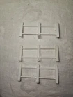 Vintage 1982 Fisher Price Little People Western Town White Fence 3 Pieces #934