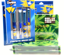 Beauty Supply Resale Lot 3 Revolution Eyeshadow Good Vibes  4 Piece Brush Sets