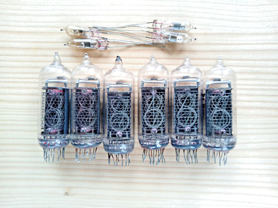 6 X IN-14  and 4 X IN-3 ''dot'' Soviet Nixie Tube for Clock Used DIY 100% Tested