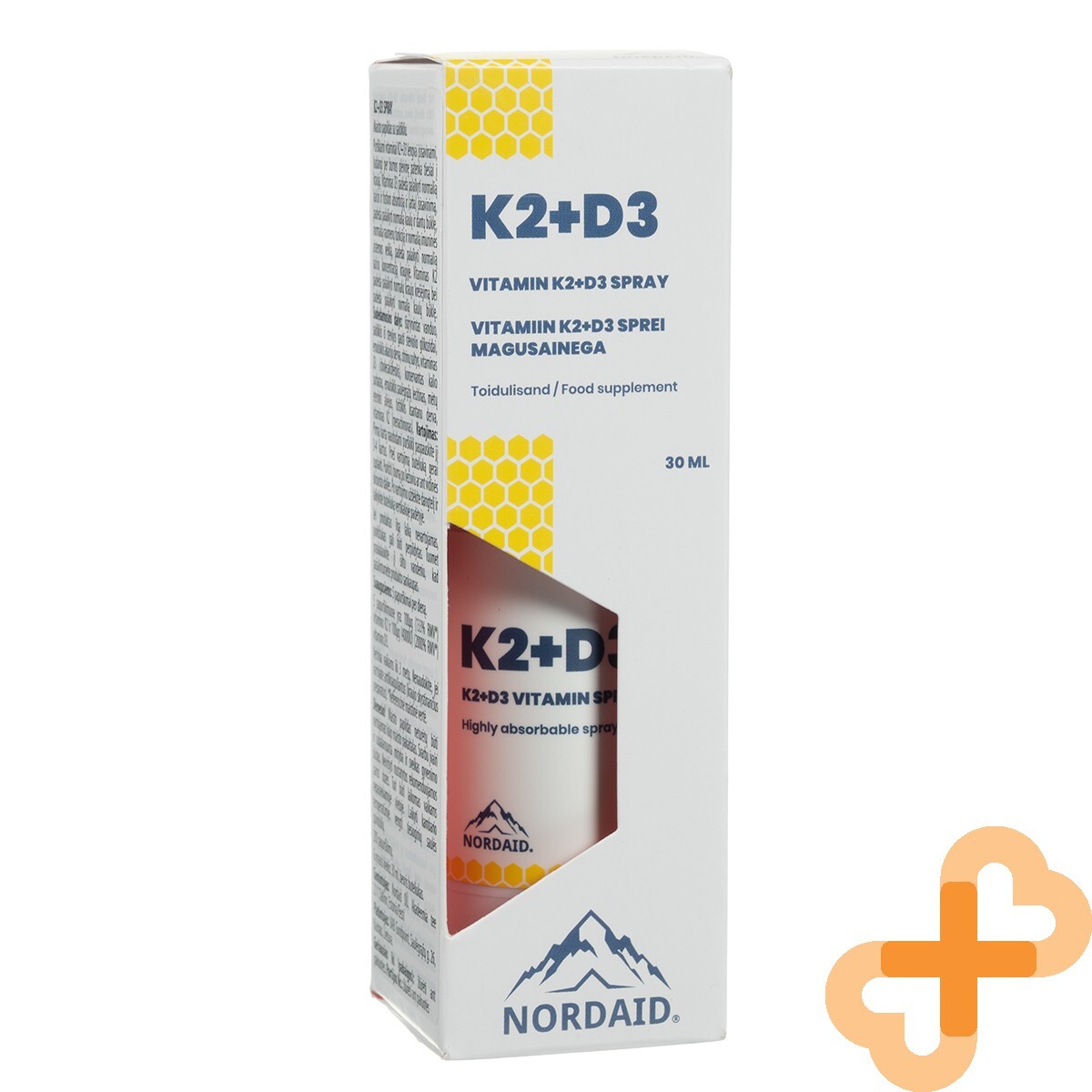 Nordaid Vitamin K2 Und D3 Ergänzung 30 ML Spray Immunsystem Unterstützung