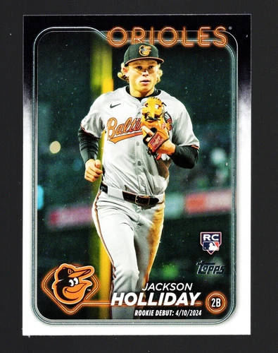 2024 Topps Update Jackson Holliday #US97 Rookie Debut Orioles