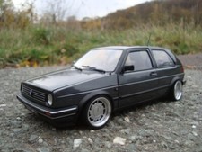 1:18 VW Golf 2 Tiefer Tuning mit 15 Zoll VW Pirelli Echt Alu Felgen