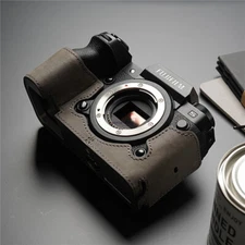 Camera Half Case For Fujifilm X-H2s Xh2s Genuine Leather Cover Handmade Insert