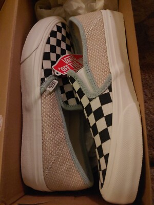 Vans Slip On SF Ultra Cush Black White Check Sneakers Mule