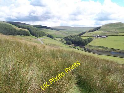 Photo 6x4 The A6024 Road near Pikenaze Crowden/SK0799 Pikenaze Farm can  c2015