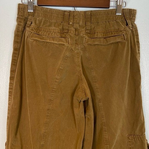 BDG Urban Outfiter Y2K Women's Cargo Pants Size S Baggy Elastic Waist Tan Hippie - Picture 4 of 12