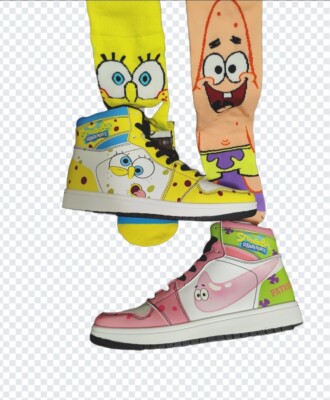 spongebob shoes cartoon