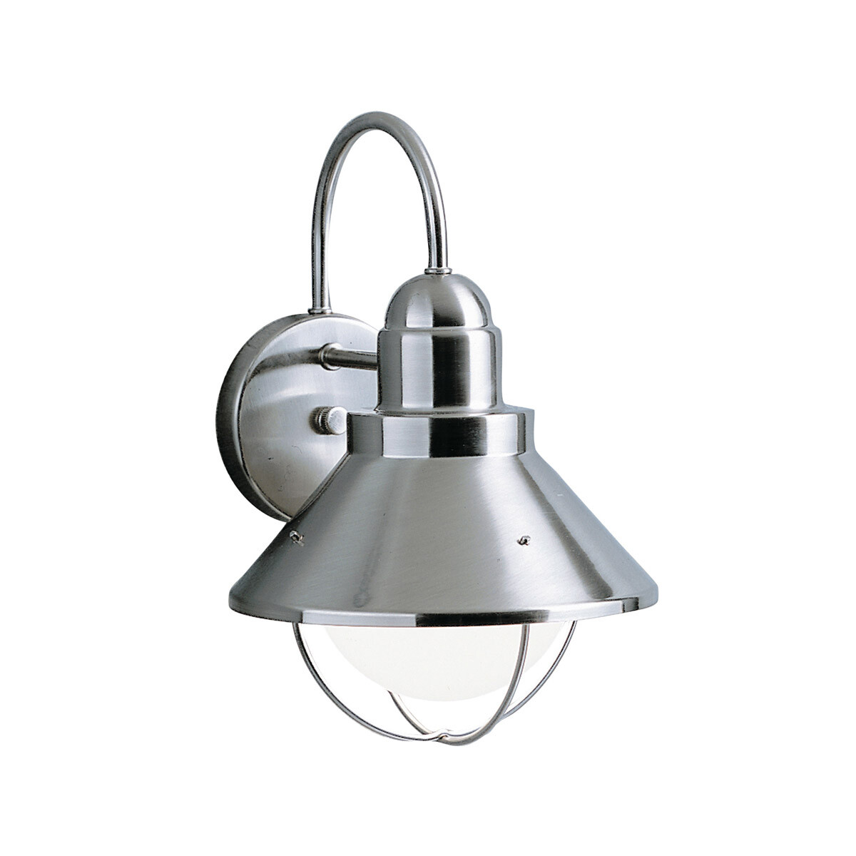 Kichler Lighting 9023NI Seaside Outdoor Wall Light Brushed Nickel