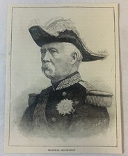 1894 magazine engraving~ MARSHAL MACMAHON ~ France