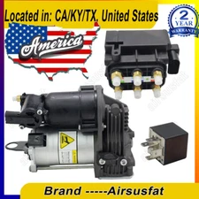Suspension Air Compressor Pump + Valve Block & Relay For Mercedes W221 2007-2013