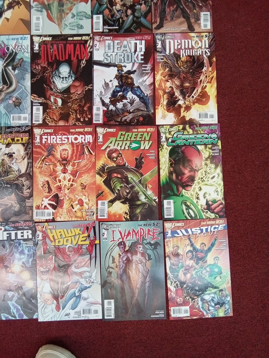 DC Comics N52 Complete Set Of First Issues! Perfect Collection Of
