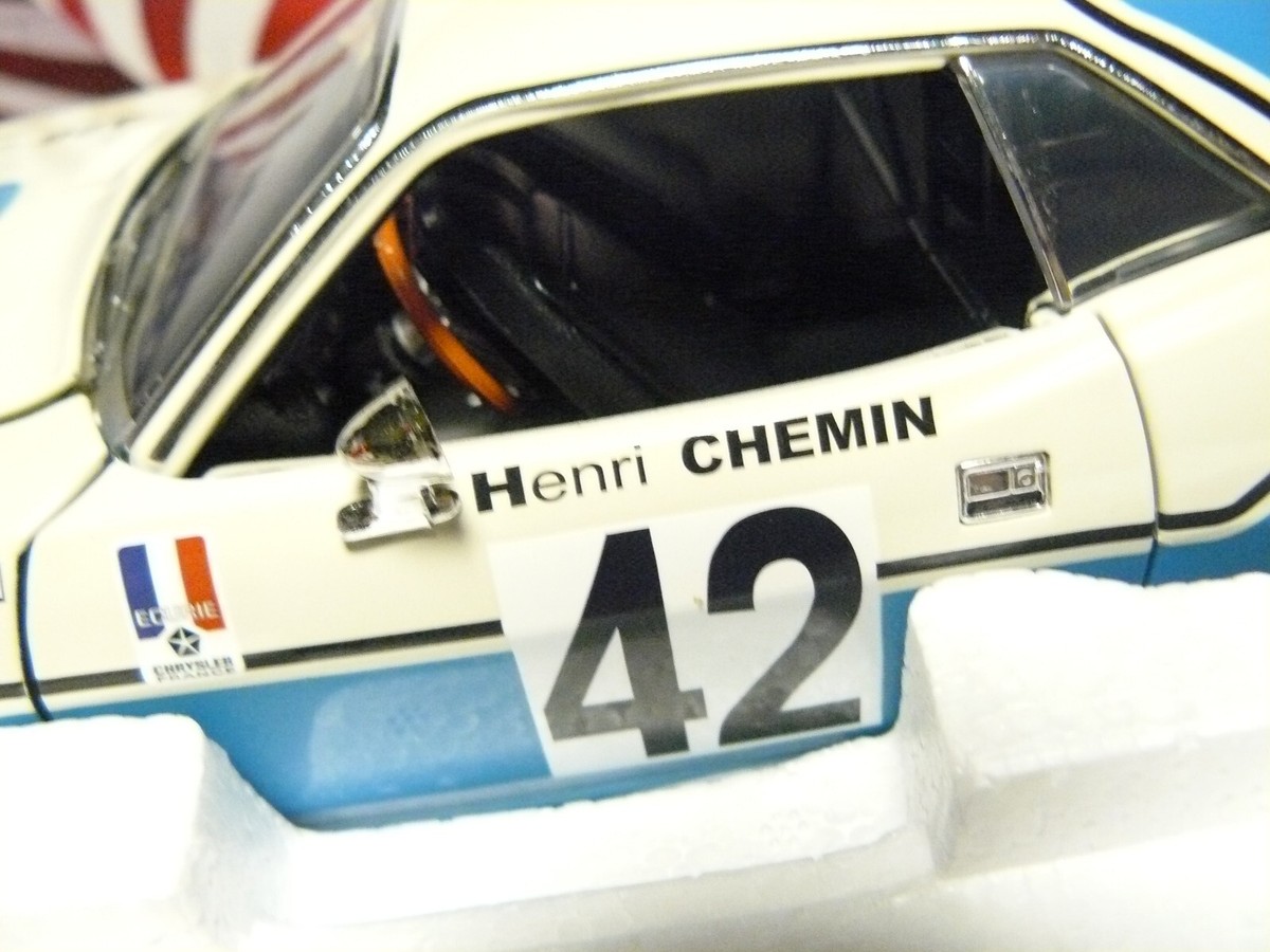 1/18 ( IB ) #42 Chrysler of France, Henri Chemin 1970 Barracuda