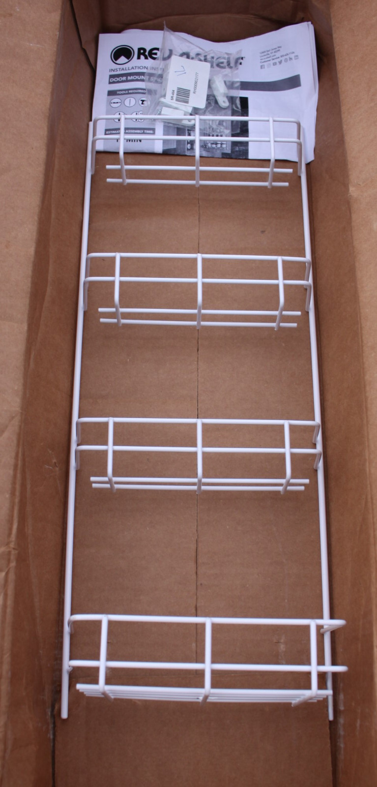 RevAShelf 565852 Door Mount Wire Spice Rack for 12"