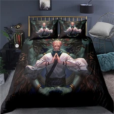 Anime Jujutsu Kaisen Single Double Queen King Bed Quilt Doona Duvet Cover Set