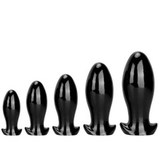 5-Size Solid Spreader Speculum Anus Huge Stopper Open Plug Dilator Device Toys