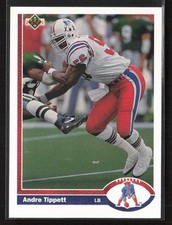 Andre Tippett 1991 Upper Deck #354c New England Patriots
