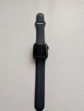 Apple Watch Series 7 41mm Black Case with Black Silicone Band