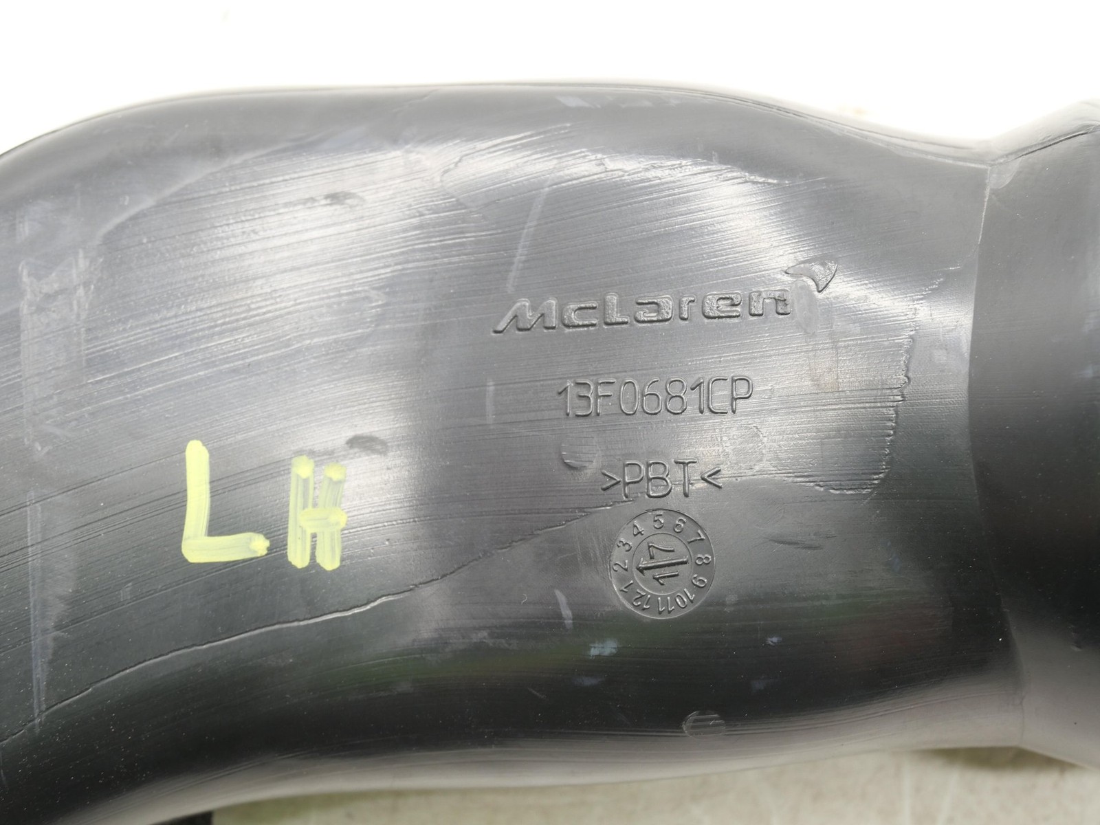 Used Rear Left Air Intake Cleaner Tube Resonator Duct 2016-2021 McLaren 570S OEM