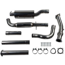 Fits 99-05 Vw Golf Jetta Mk4 1.8 3 Catback Exhaust 2.5 Muffler Tip