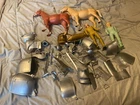 1960’s Large Vintage Lot Marx Johnny West  Figures & Accessories