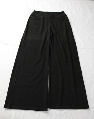 Halara Women's High-Rise Wide Leg Baggy Micro Waffle Work Pants CN6 Black Large