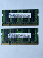 Samsung 4GB DDR2 RAM (2x2GB) SO-DIMM 667 MHz PC2-5300S Memory (M470T5663QZ3-CE6)